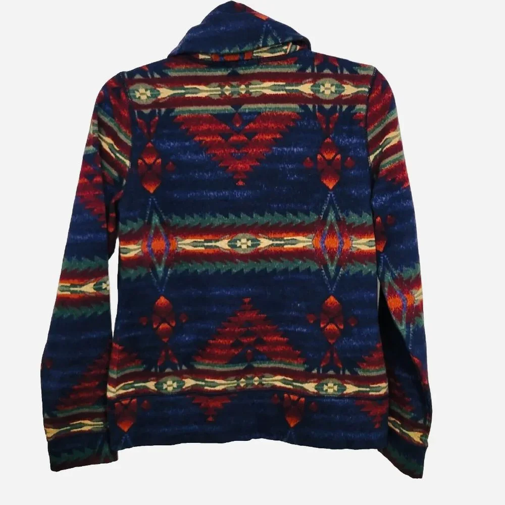 VINTAGE LAUREN JEANS CO. Women's Aztec Tribal Jacket EUC Size L - Picture 3 of 11